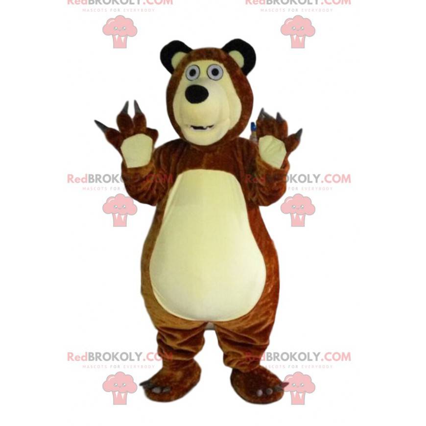 Bear mascot, famous bear from the cartoon Masha Sizes L (175-180CM)