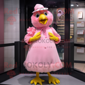 Postava maskota Pink Canary...