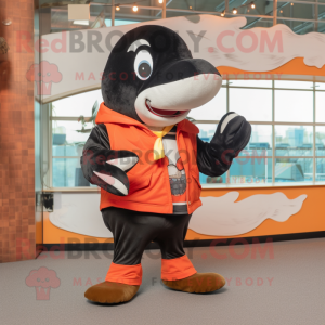 Rust Killer Whale mascotte...