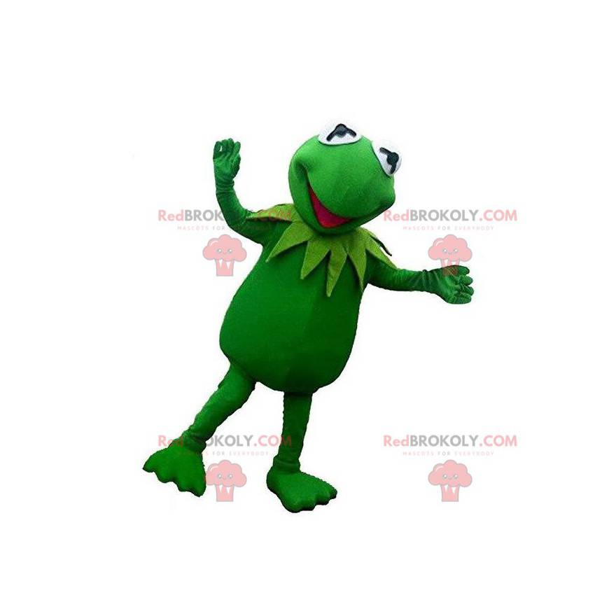 Mascot van Kermit, de beroemde fictieve groene kikker -