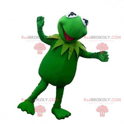 Mascot of Kermit, the famous fictional green frog -