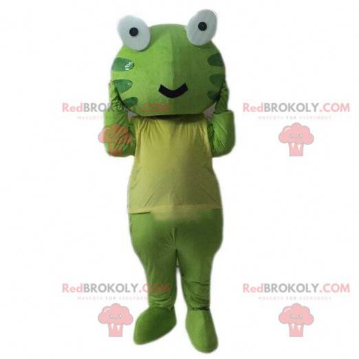Grøn frø maskot, grøn tudse kostume - Redbrokoly.com