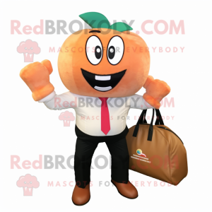 Peach Boksehandske maskot...