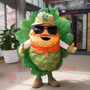 Rust Cabbage Leaf maskot...