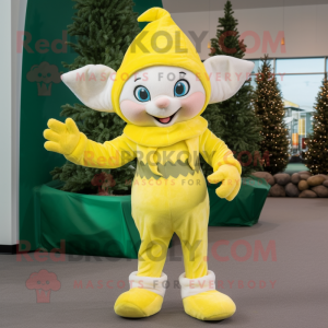 Citrongul tomte maskot...