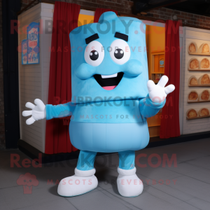 Himmelblå Lasagne maskot...