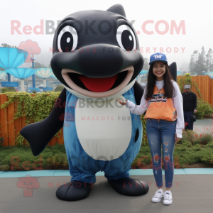 Rust Killer Whale maskot...