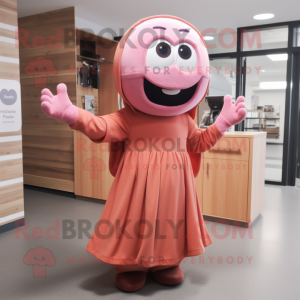 Rust Pink maskot kostume...