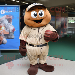 Brun baseball bold maskot...