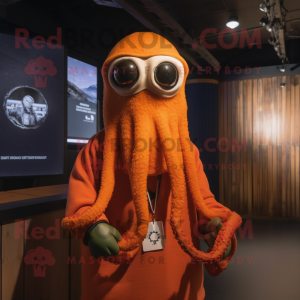 Rust Squid mascotte kostuum...