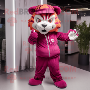 Magenta Tiger mascotte...