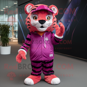 Magenta Tiger mascotte...