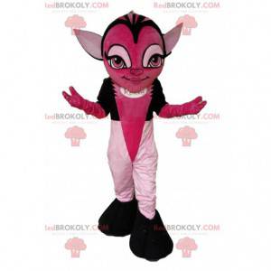 Mascote criatura rosa do filme Avatar, fantasia de Avatar -