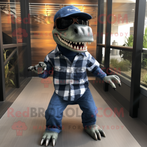 Navy Tyrannosaurus mascotte...