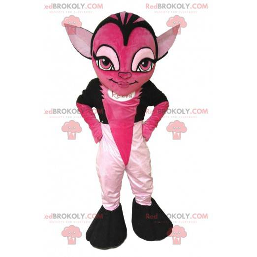 Růžový tvor maskot z filmu Avatar, kostým Avatar -