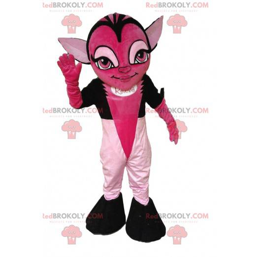 Růžový tvor maskot z filmu Avatar, kostým Avatar -
