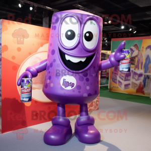 Purple Soda Can mascotte...