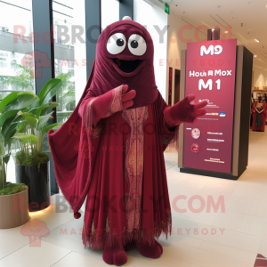 Maroon Pho maskot kostume...