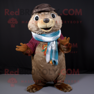  Beaver maskot kostume...