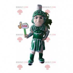 Mascotte gladiatore, spartano, costume da combattente -