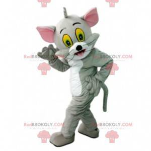 Cinza e rosa mascote gato. Mascot Talking Tom em Mascotes gato Mudança de  cor Sem mudança Cortar L (180-190 Cm) Esboço antes da fabricação (2D) Não  Com as roupas? (se presente na