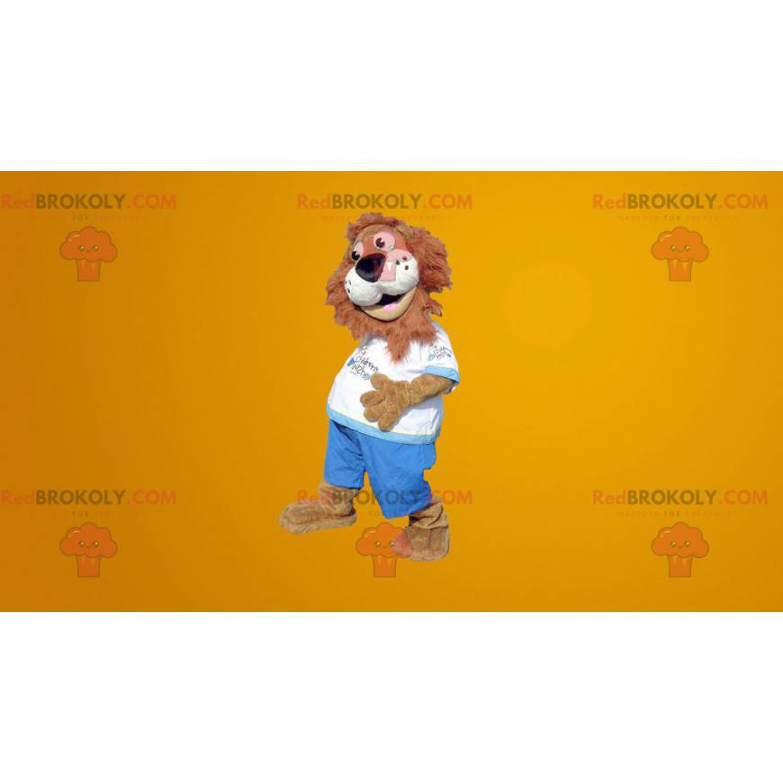 Mascotte de tigre marron et blanc - Redbrokoly.com Mascotte de tigre marron et blanc - Redbrokoly.com