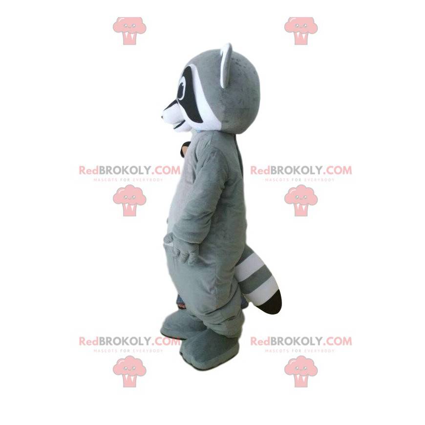 Raccoon mascot, polecat costume, forest animal - Redbrokoly.com