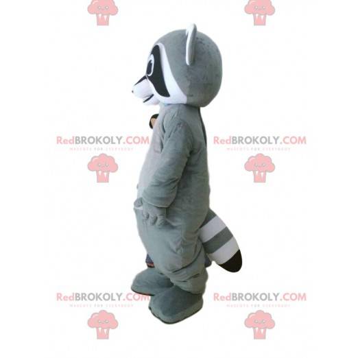 Raccoon mascot, polecat costume, forest animal - Redbrokoly.com