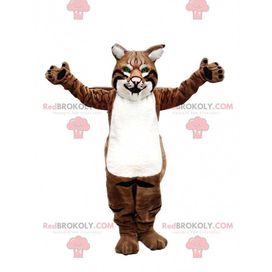 Mascota puma, disfraz de puma y disfraz felino - Redbrokoly.com