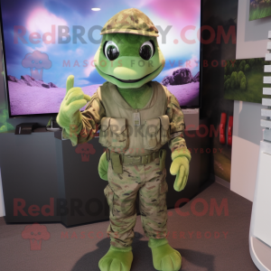 Green Marine Recon mascotte...