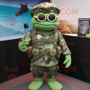 Green Marine Recon mascotte...