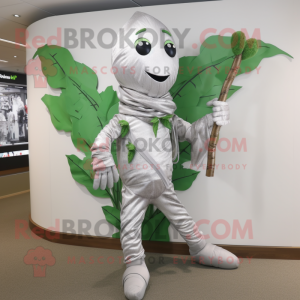 Sølv bønnestengel maskot...