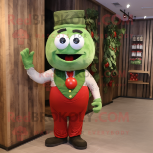 Olive Tomato maskot drakt...