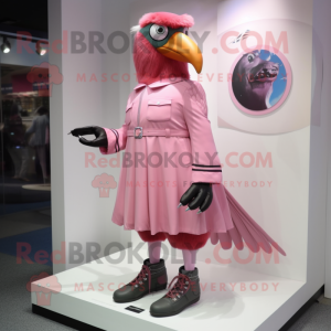 Postava maskota Pink Crow...
