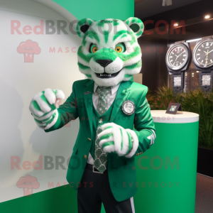 Green Tiger mascotte...