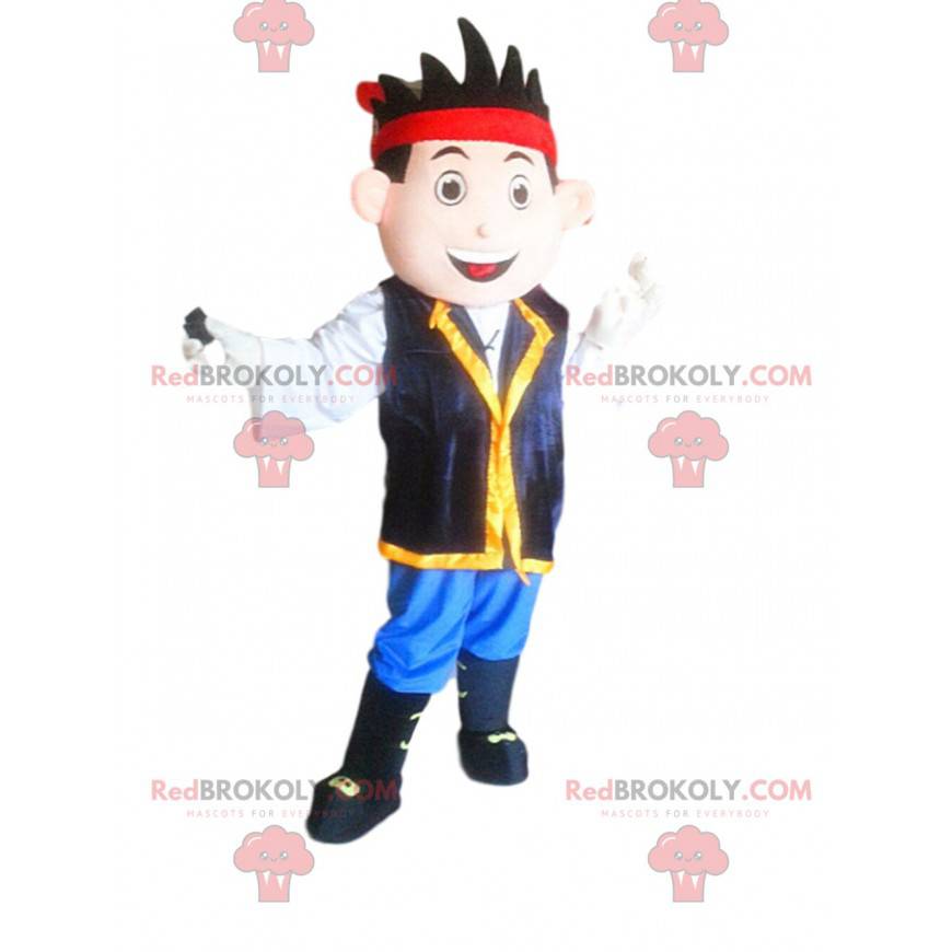 Mascote de pirata, fantasia de menino - Redbrokoly.com