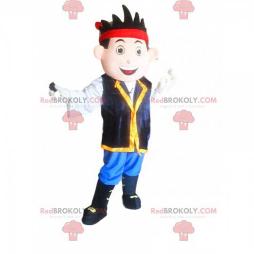 Mascotte pirata, costume da ragazzo - Redbrokoly.com