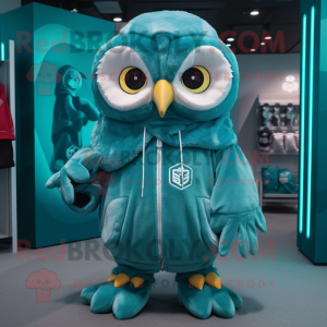 Postava maskota Teal Owl...