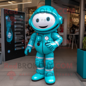 Turkis astronaut maskot...