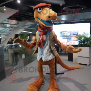 Rust Coelophysis maskot...