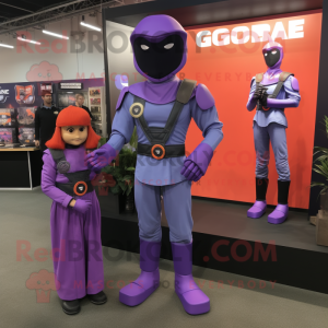 Lavendel Gi Joe mascotte...