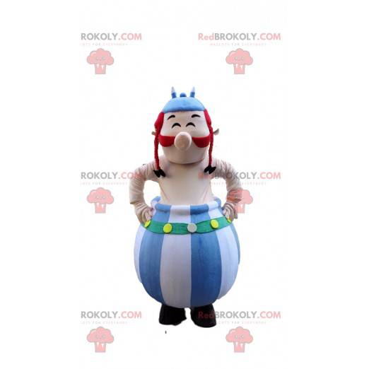 Mascotte Obelix, famoso fumetto gallico Asterix e Obelix -