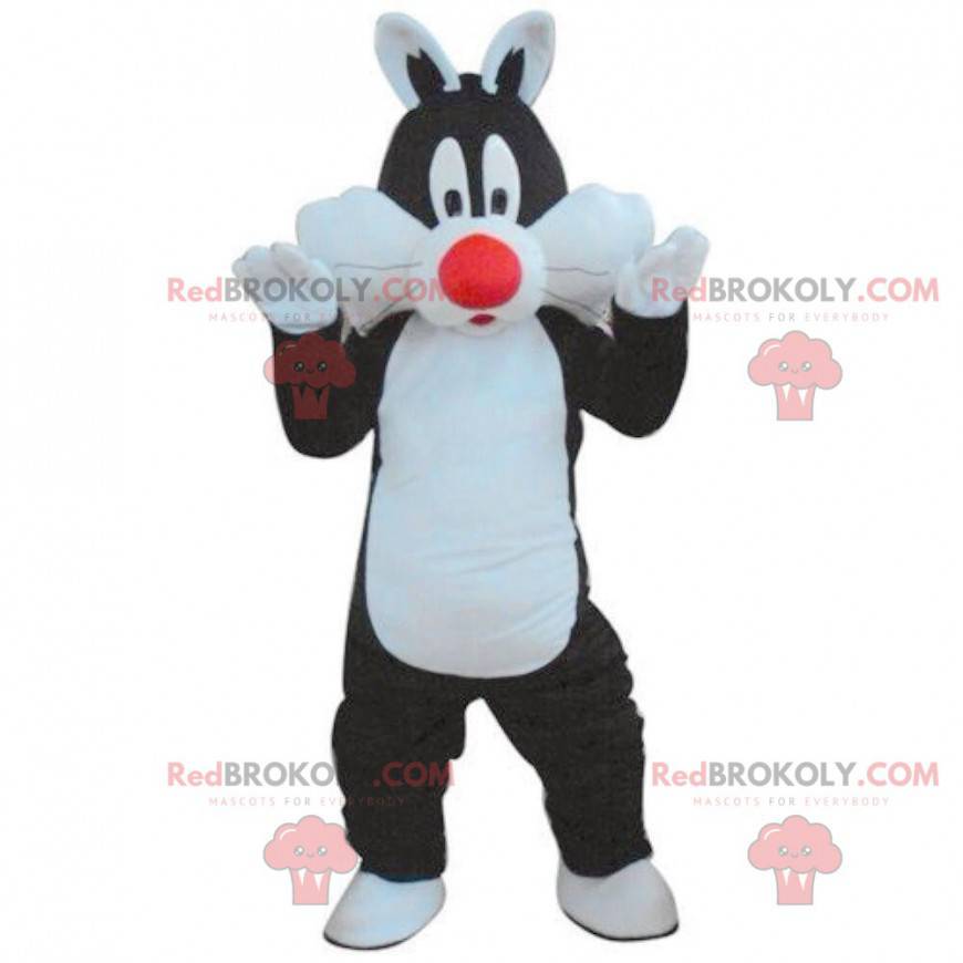 Mascote de Grosminet, Sylvester, famoso gato dos desenhos Mascote de Grosminet, Sylvester, famoso gato dos desenhos