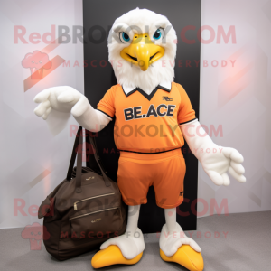Peach Bald Eagle mascotte...