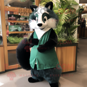 Forest Green Skunk mascotte...