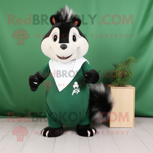 Forest Green Skunk mascotte...