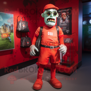 Postava maskota Red Zombie...