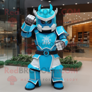 Cyanfarbener Samurai...
