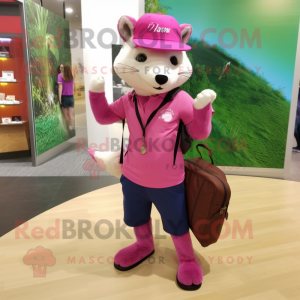 Pink Marten mascotte...