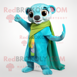 Cyan Weasel mascotte...